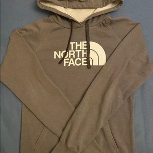 Women's The North Face Gray/Wht Hoodie Size Small